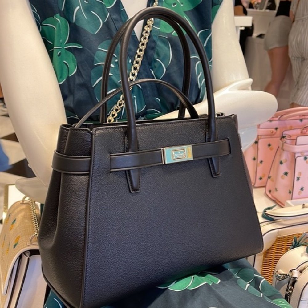 Kate Spade Lucia Medium Satchel Black - Picture 11 of 16